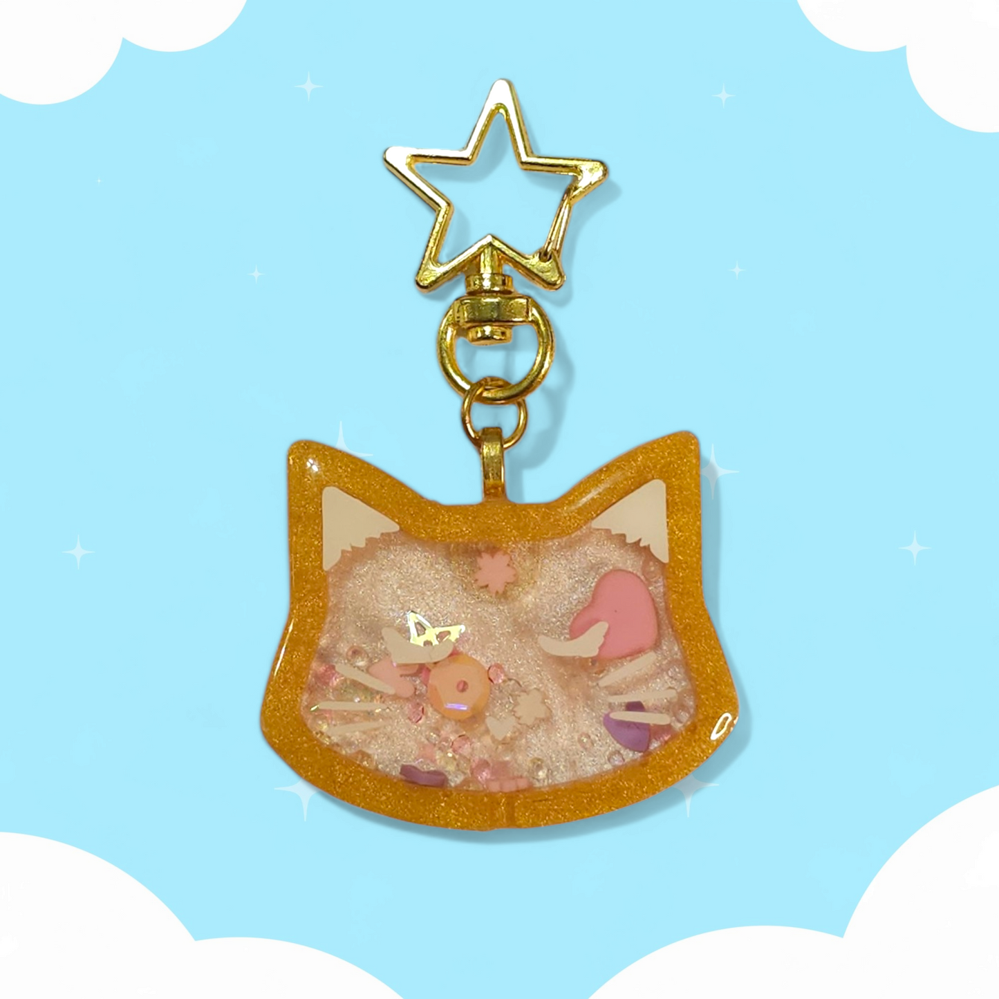 Cats Shaker Keychains