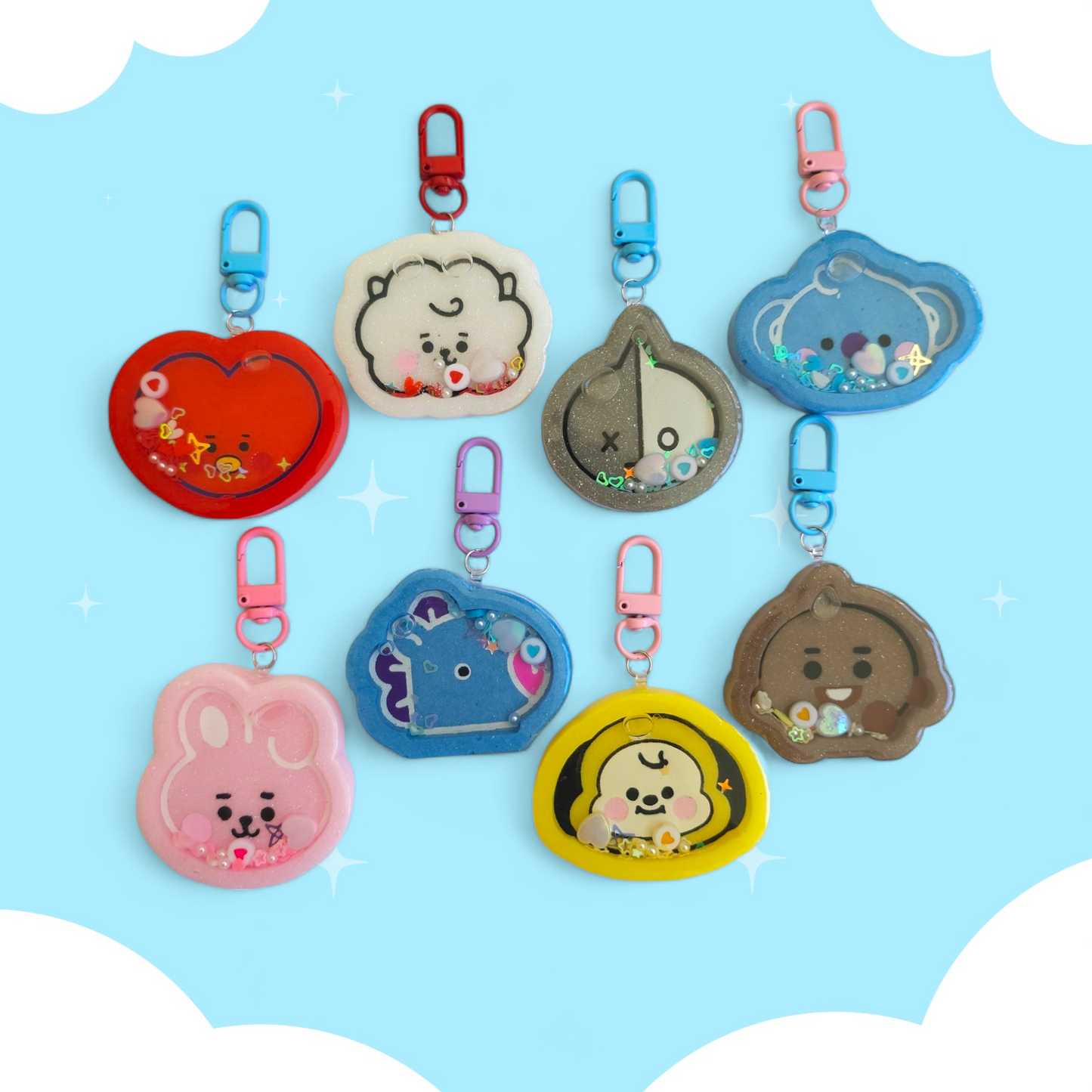 BT2Ones Shaker Keychains