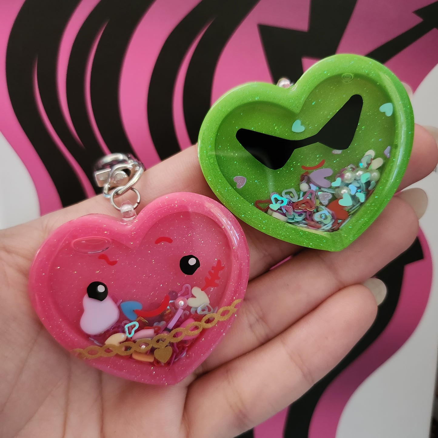 Heart Keychains