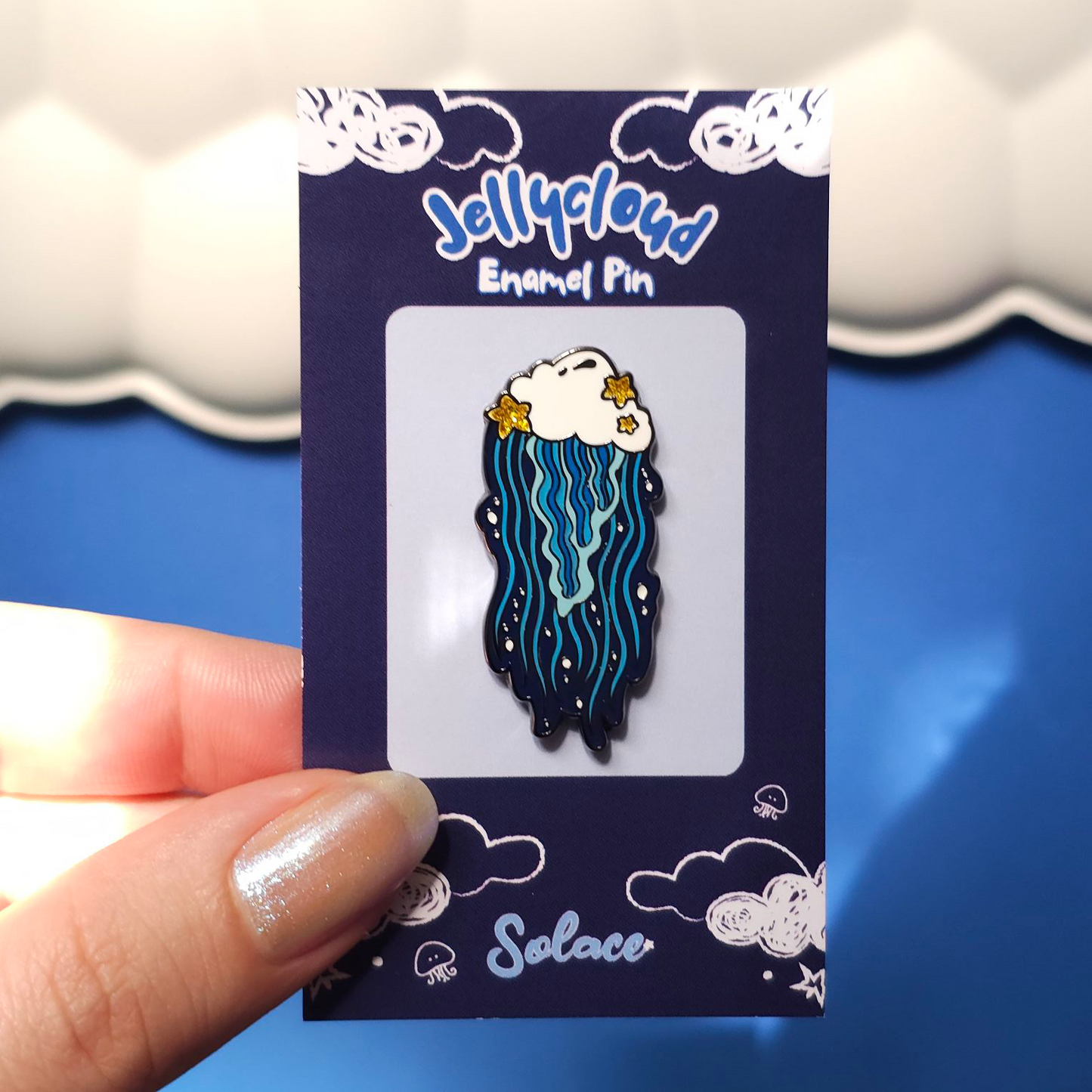 Jellycloud Hard Enamel Pin