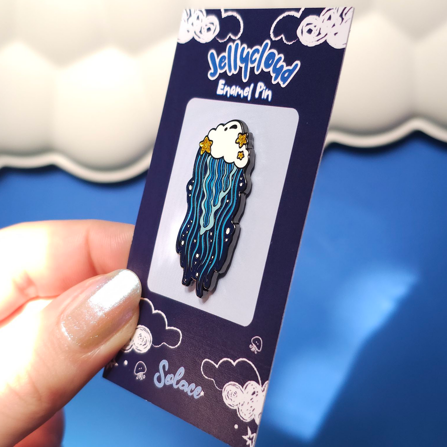 Jellycloud Hard Enamel Pin